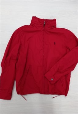 00s Windbreaker Jacket Red 