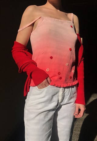 CROCHET FLOWERS TOP