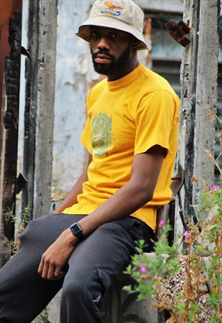 RETRO / EARLY 90'S / NIKE / YELLOW T-SHIRT
