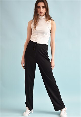 90'S RETRO REGULAR WAIST PALAZZO TROUSERS