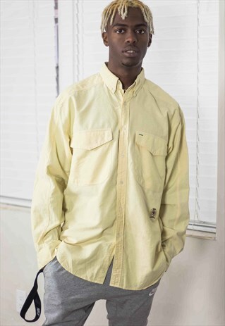 VINTAGE TOMMY HILFIGER LONG SLEEVE SHIRT 90S M 10.9