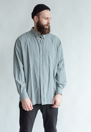 VINTAGE 70S BOHO MINIMAL SHIRT IN LONG SLEEVE