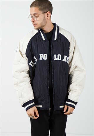 VINTAGE 80S U.S. POLO ASSN. BOMBER JACKET / S3644