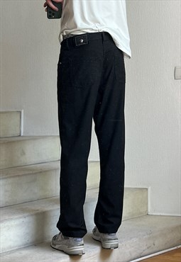 Vintage VERSACE Pants Trousers Black