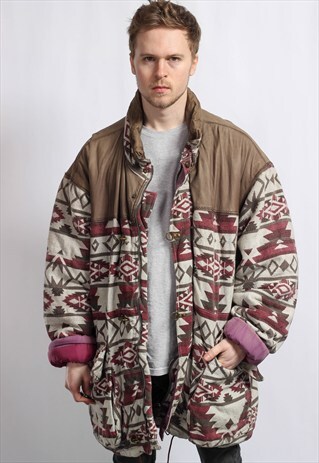 VINTAGE OVERSIZED AZTEC NAVAJO JACKET