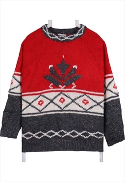 Vintage 90's Fabe Jumper Aztec Sweatshirt Knitted