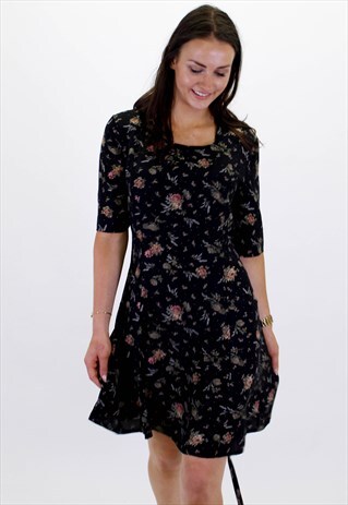 VINTAGE FLORAL SUMMER DRESS