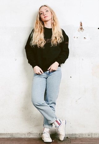 VINTAGE 90S BLACK SWEATSHIRT