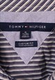 TOMMY HILFIGER 90'S LONG SLEEVE BUTTON UP STRIPED SHIRT XLAR