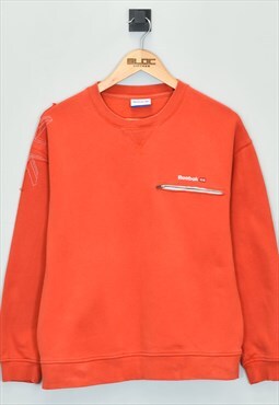 Vintage Reebok Sweatshirt Red XSmall
