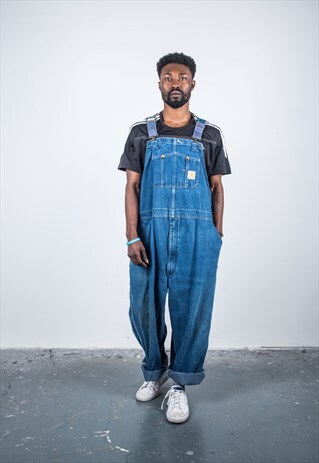 VINTAGE CARHARTT BLUE DENIM DUNGAREES