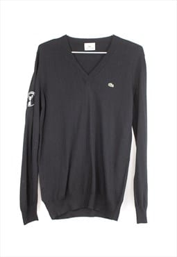 Vintage Lacoste Jumper in Black L