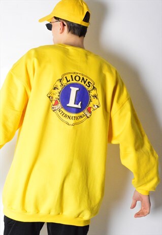 YELLOW LIONS SWEATSHIRT