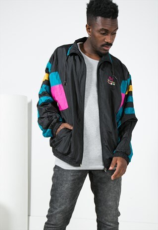 VINTAGE 80S USA PUMA SHELL SPORT JACKET / S1453