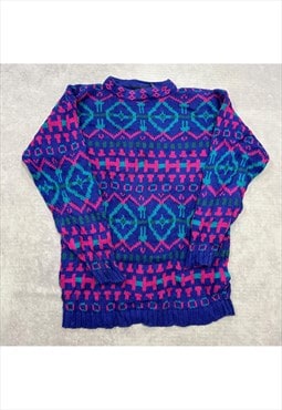 Vintage Knitted Jumper Women's M