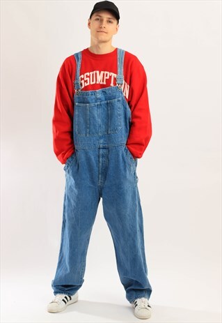 VINTAGE OLD NAVY DENIM DUNGARESS