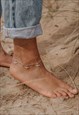 STERLING SILVER BEE ANKLET