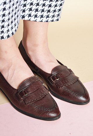 90S PREPPY TASSEL LOAFERS
