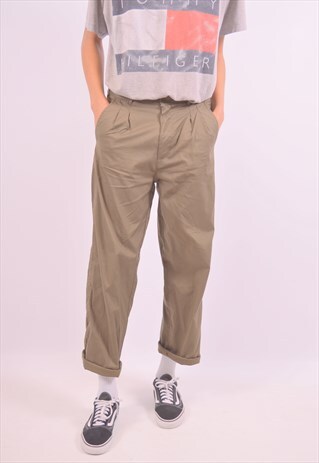 VINTAGE CHINO TROUSERS KHAKI