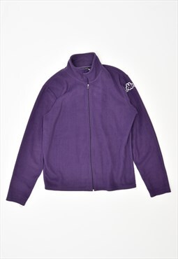 Vintage Kappa Fleece Jacket Purple