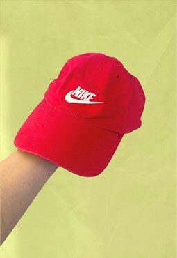 Vintage Y2K Nike cap in bright pink