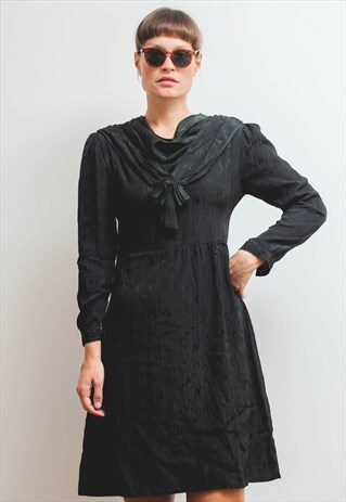 SILK BOW DRESS