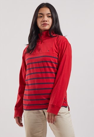 VINTAGE TOMMY HILFIGER 1/4 ZIP SWEATSHIRT