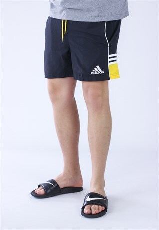 VINTAGE MENS ADIDAS TRACK LOGO SHORTS