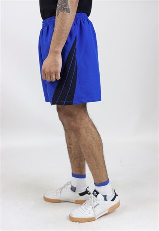 VINTAGE 90S ADIDAS BLUE SPORT SHORTS