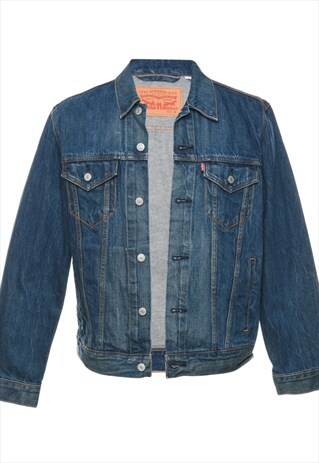 VINTAGE LEVI'S MEDIUM WASH DENIM JACKET - M