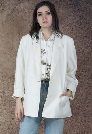 VINTAGE, FAB LOOSE BLAZER FROM THE 80S, MADE IN WEST GERMANY