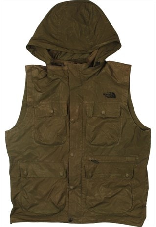 Vintage 90's The North Face Gilet Hooded Vest Sleeveless