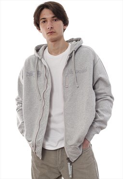 Vintage MAHARISHI Hoodie Full Zip Sweatshirt Grey