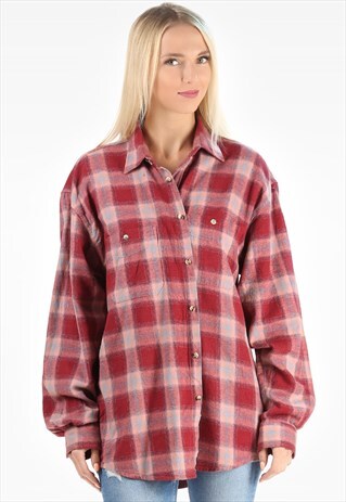 PLAID SHIRT GRUNGE FLANNEL