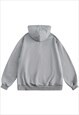 DOG LOVER HOODIE PUPPY PULLOVER ANIMAL PRINT JUMPER IN GREY