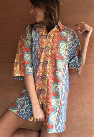 OVERSIZED RETRO 90S 80S VINTAGE UNISEX FESTIVAL SHIRT