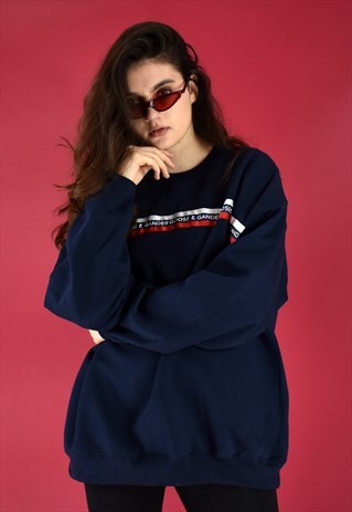 G&G UNISEX NAVY RWB RIBBON SWEAT
