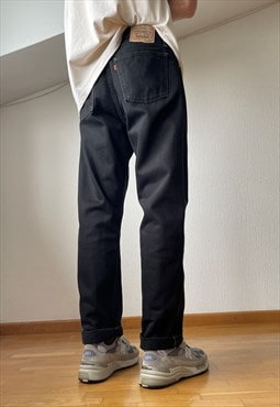 Vintage LEVIS Jeans Denim Pants 80s Orange Tab / Black