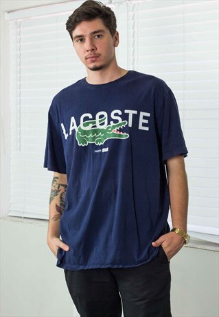 VINTAGE LACOSTE T-SHIRT LOGO 90S X 7.8