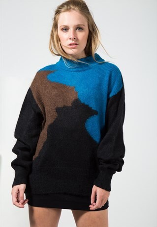 ON SALE VINTAGE 80S CLASSIC KNITWEAR JUMPER / S0123