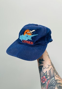 Vintage Cyprus Embroidered hat cap
