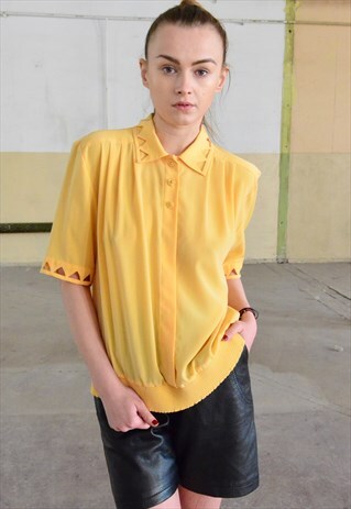 VINTAGE YELLOW SHIRT