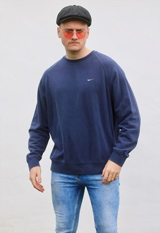 NIKE USA ATHLETICS NAVY BLUE SWEATSHIRT