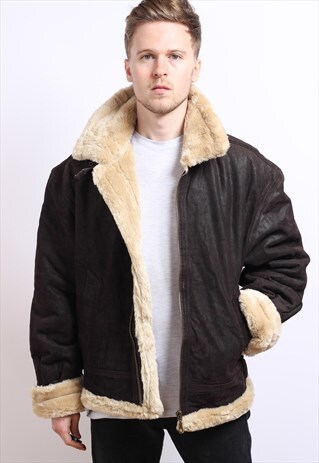 VINTAGE SUEDE AVIATOR JACKET