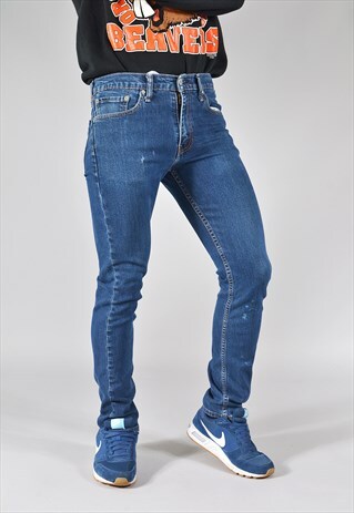 VINTAGE LEVI'S DARK BLUE SKINNY LEG JEANS