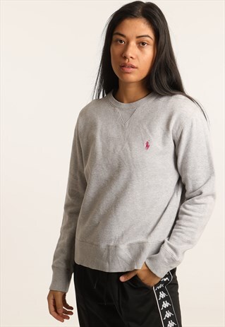 VINTAGE RALPH LAUREN EMBROIDERED LOGO SWEATSHIRT