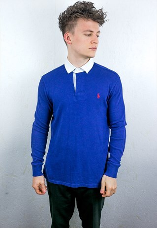 VINTAGE RALPH LAUREN RUGBY POLO SHIRT