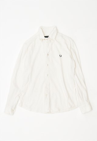 VINTAGE FRED PERRY SHIRT WHITE
