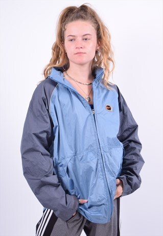VINTAGE NIKE RAIN JACKET BLUE