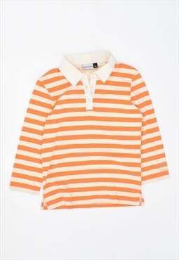 Vintage 90's Murphy & NYE 3/4 Sleeve Polo Shirt Stripes Oran